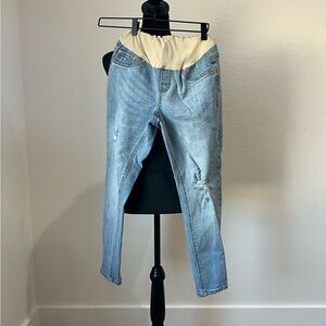 Classic Light Blue Maternity Women's Jeans size M